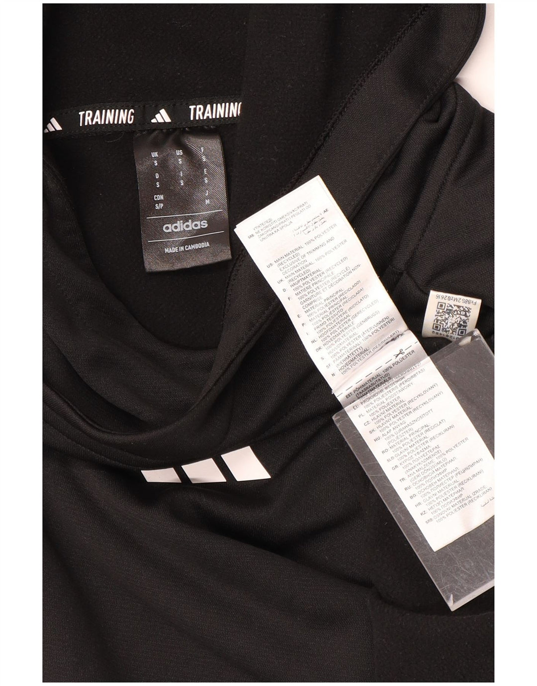 Adidas Pull à capuche Aeroready pour homme Petit Noir Polyester