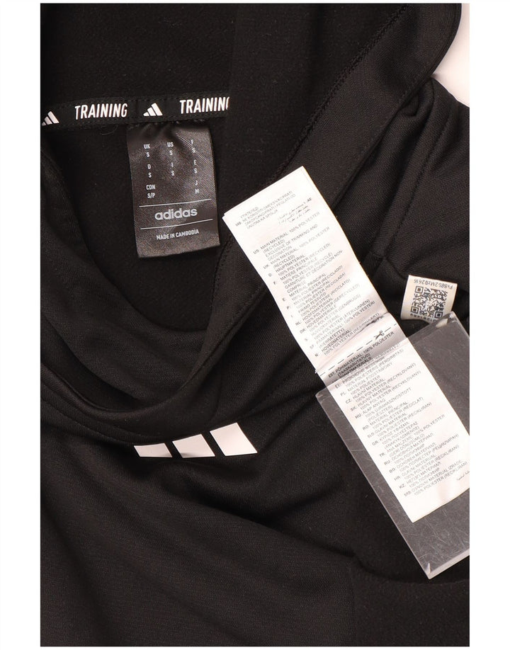 Adidas Pull à capuche Aeroready pour homme Petit Noir Polyester