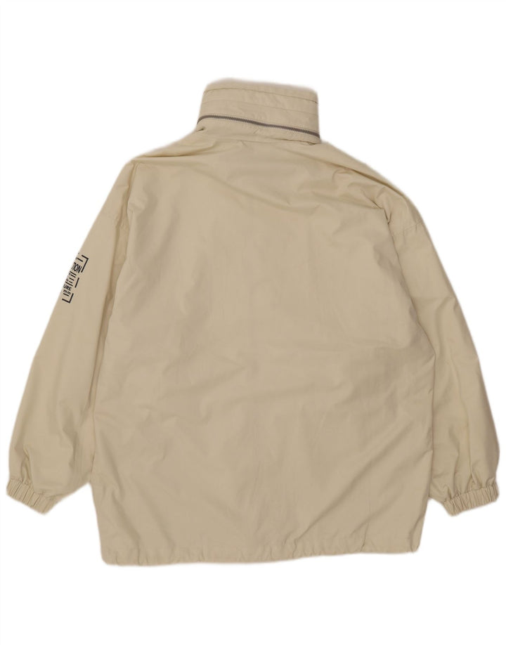 Elho Veste de pluie à capuche coupe ample pour homme UK 36 Petit Blanc Polyester