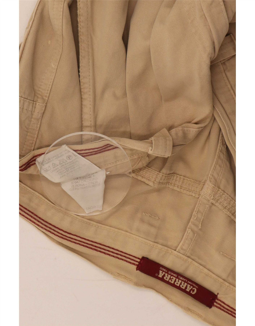 Carrera Short Cargo Homme Large W36 Coton Beige