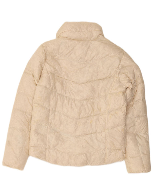 Columbia Veste matelassée surdimensionnée Titanium pour femme UK 6 XS Nylon beige