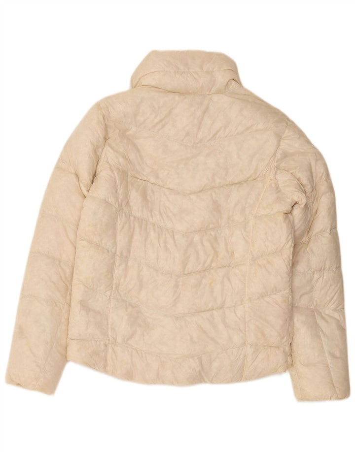 Columbia Veste matelassée surdimensionnée Titanium pour femme UK 6 XS Nylon beige