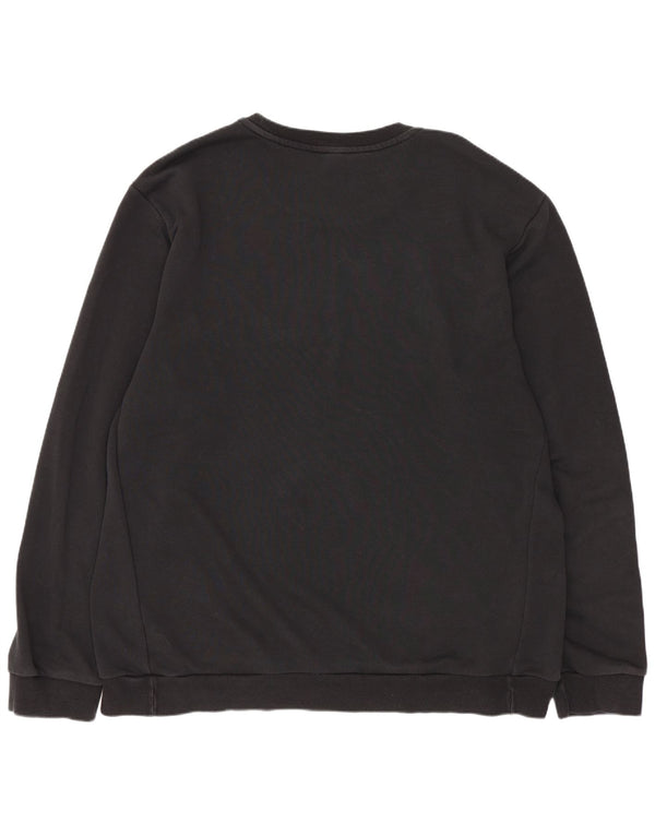 Adidas Homme Graphic Regular Fit Sweatshirt Jumper XL Noir Coton