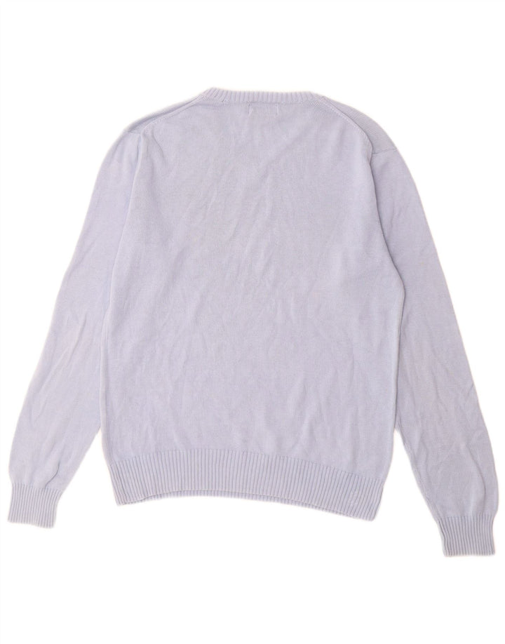 POLO RALPH LAUREN Pull col V pour garçon 13-14 ans XL Bleu Coton