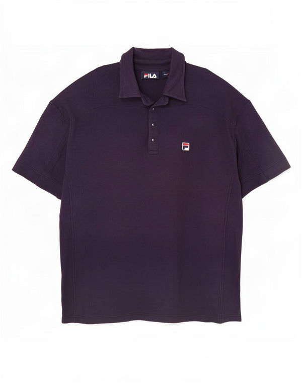 Fila Polo Homme XL Bleu Marine Coton