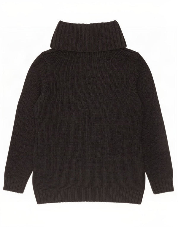 Canda Pull col roulé pour femme UK 14 Acrylique noir moyen