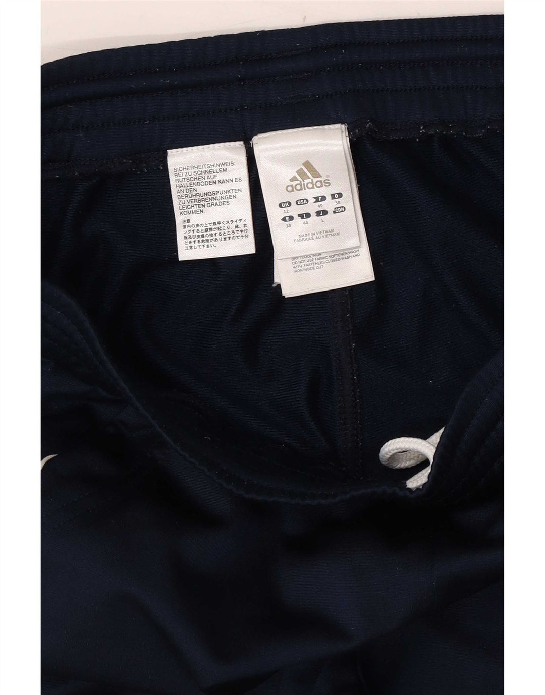 Adidas Pantalon de survêtement pour femme Joggers UK 12 Bleu marine moyen Polyester