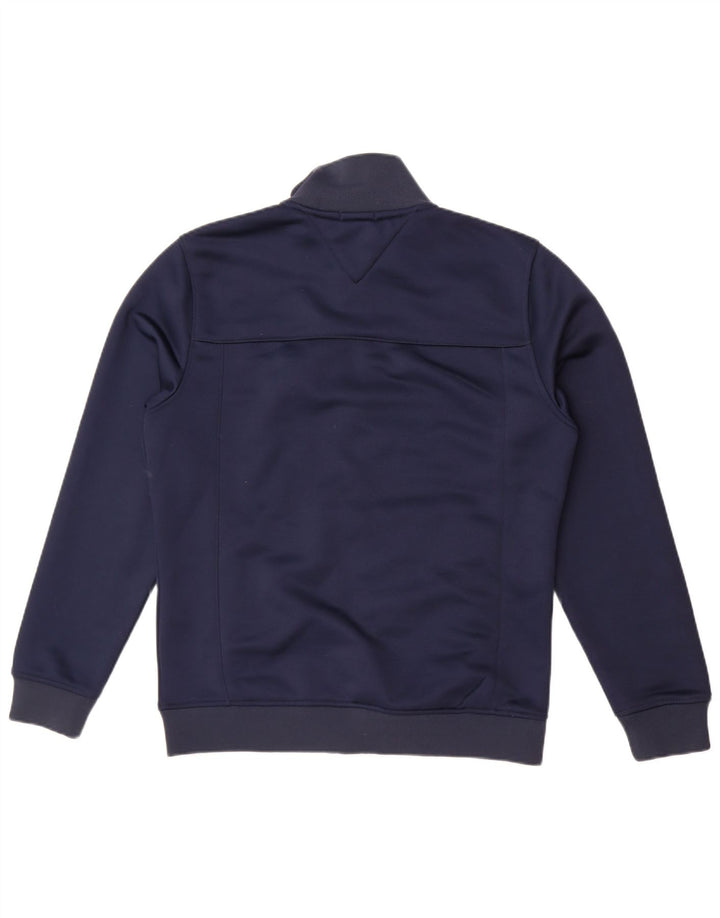 Tommy Hilfiger Veste de survêtement pour homme Bleu marine moyen Colourblock