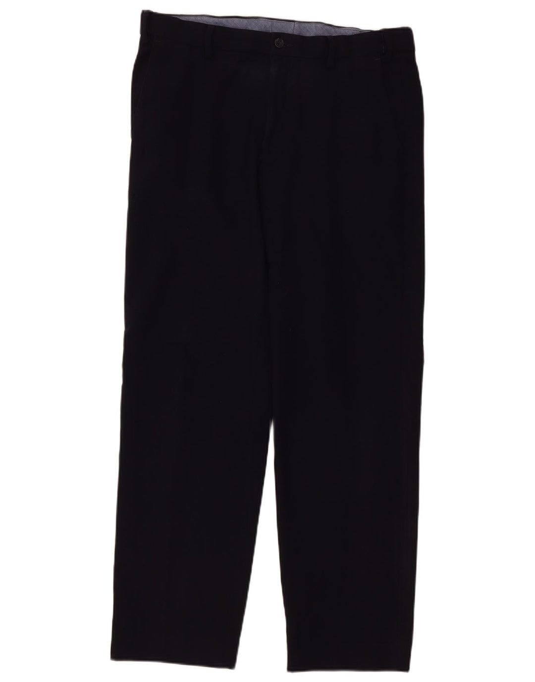 Marks & Spencer Pantalon de costume droit pour homme W34 L31 Bleu marine