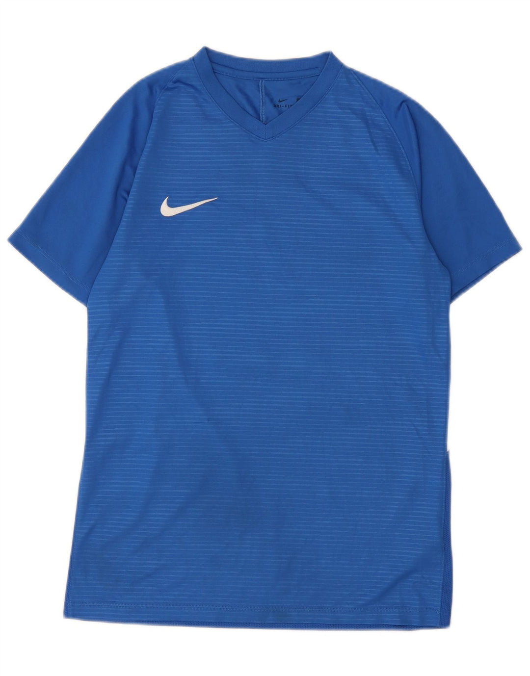 Nike Hommes Dri Fit Graphic T-Shirt Haut Bleu Moyen Rayures Polyester