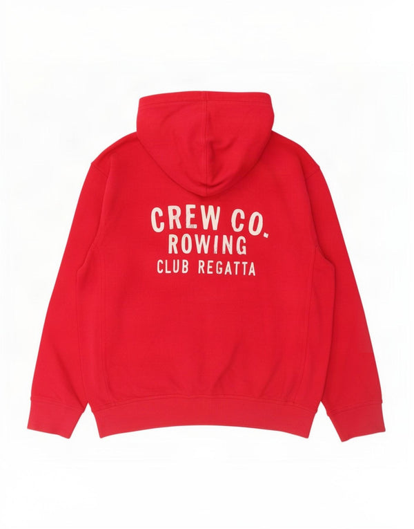 Crew Clothing Pull à capuche pour homme en coton rose Taille L
