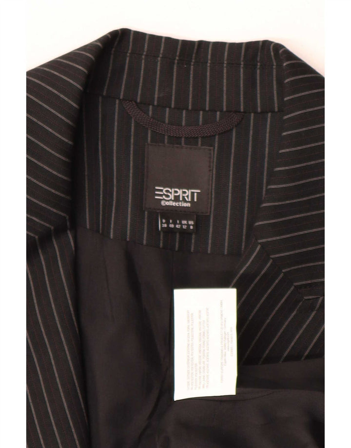 Esprit Costume 2 pièces pour femme UK 12 Medium W30 L30 Noir rayé