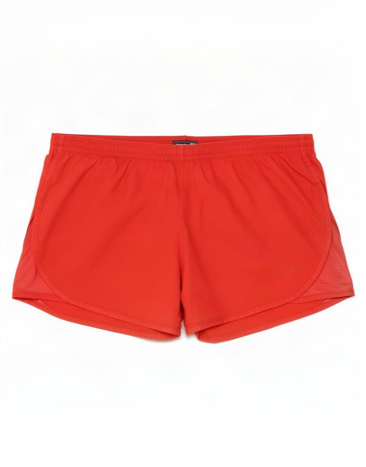 Nike Short de sport pour femme UK 14 Rouge moyen Polyester