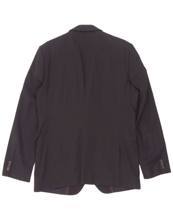 Hugo Boss Veste blazer à 2 boutons pour homme UK 50 Grande laine bleu marine