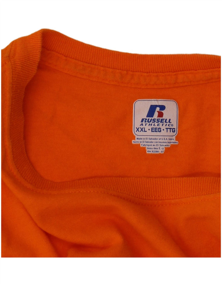 Russell Athletic T-shirt pour homme 2XL Orange