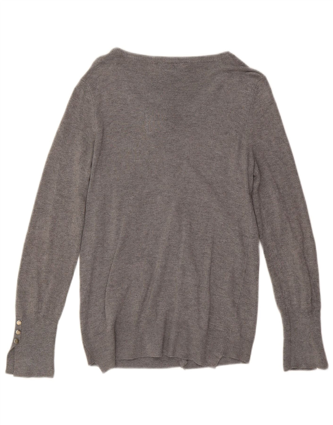 Zara Cardigan Femme Pull UK 14 Large Gris