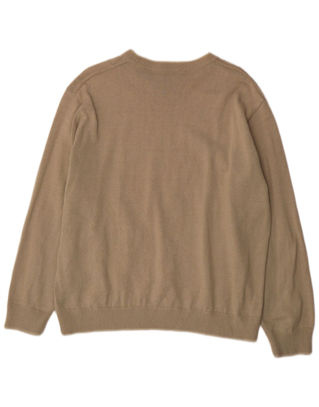 Marks & Spencer Pull à col rond pour homme Large Beige