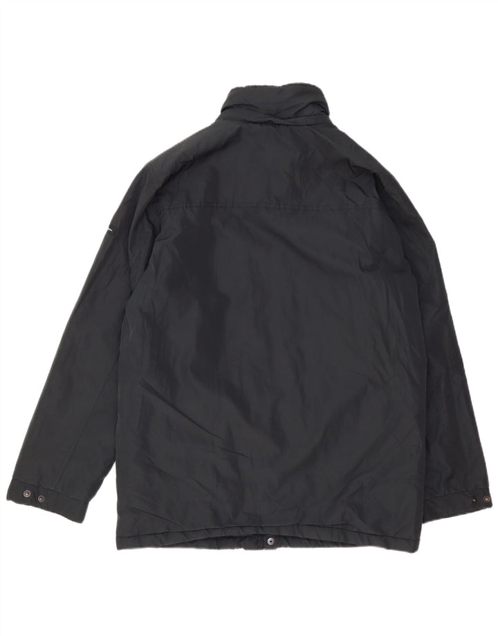 CHAMPION Veste coupe-vent coupe ample pour homme UK 36 Small Noir Polyester