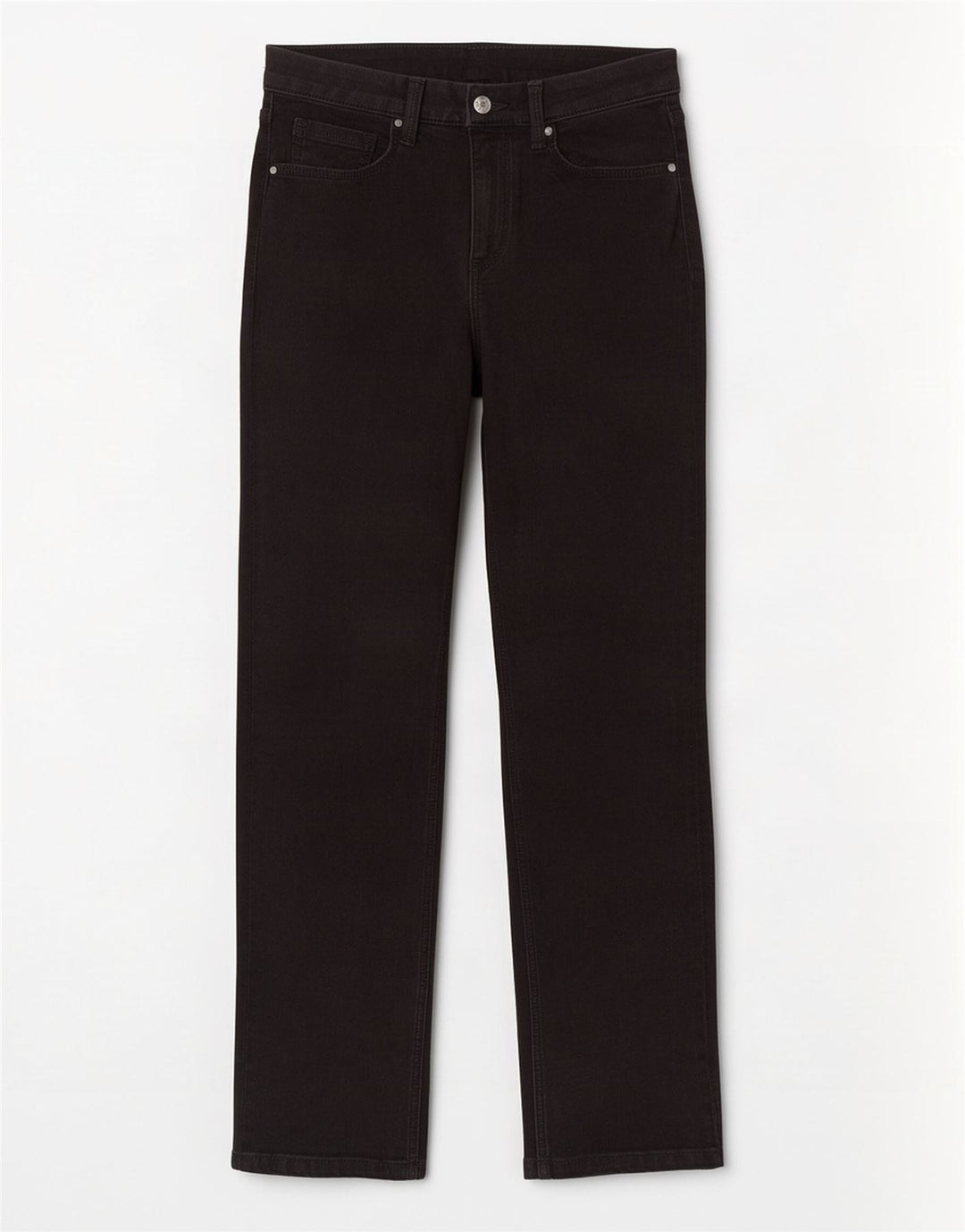 Marks & Spencer Jean droit Sienna pour femme UK 12 Medium W28 L28 Noir