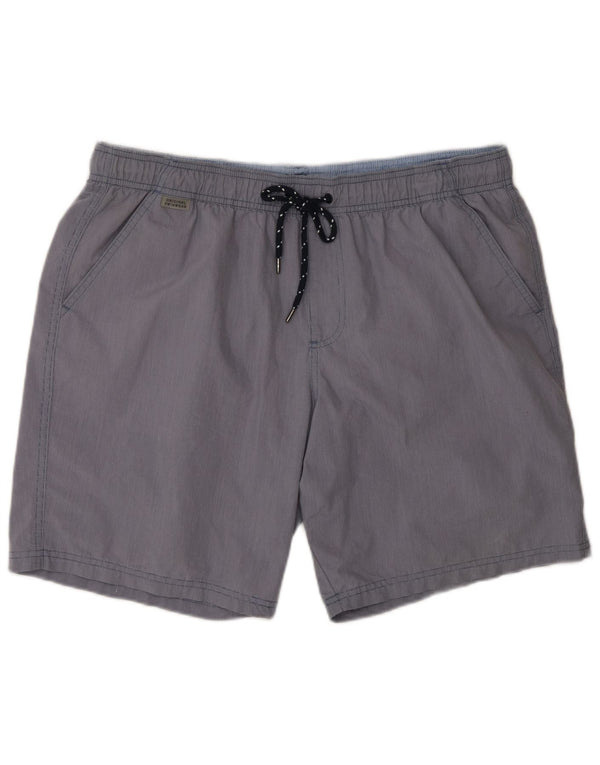 Marks & Spencer Short de bain homme grand bleu coton