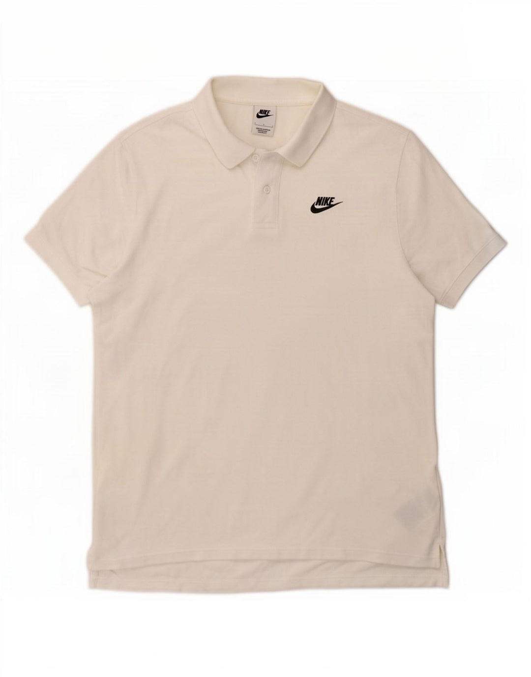 Nike Polo Homme Grand Blanc Coton