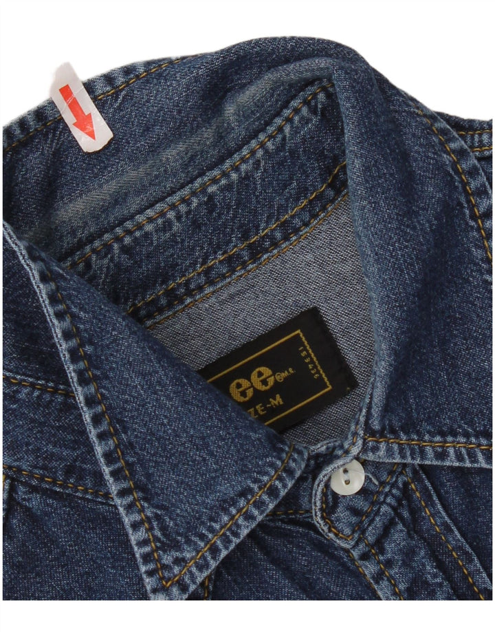 Lee Chemise en Jean Homme Bleu Moyen Coton