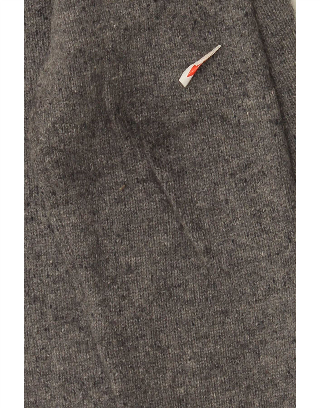 Tommy Hilfiger Pull col rond homme gris moyen en laine d'agneau mouchetée