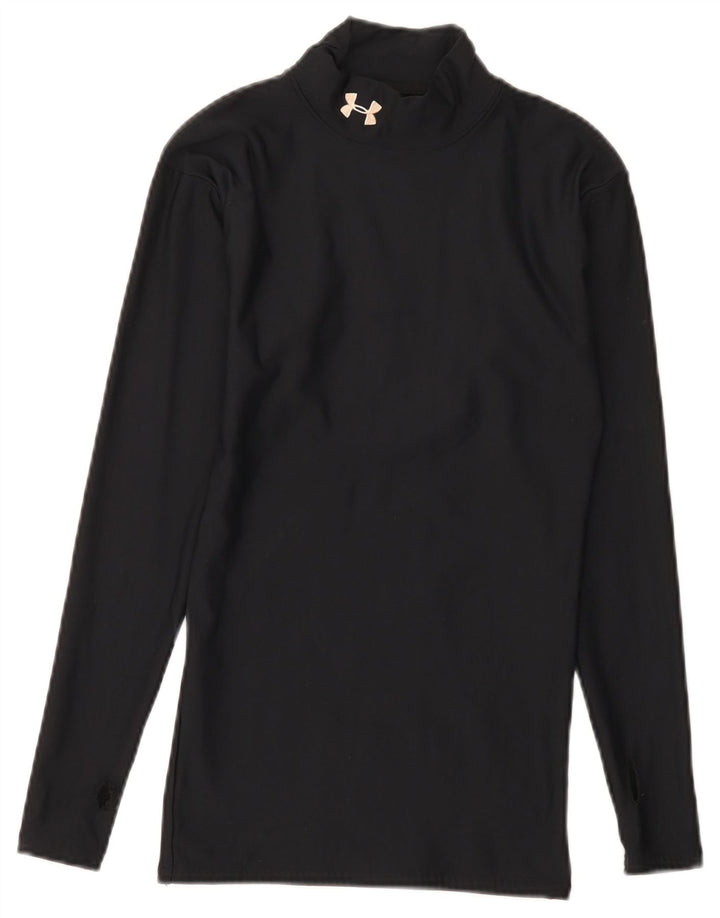 Under Armour Cold Gear Top à manches longues pour femme UK 8 Small Noir Nylon