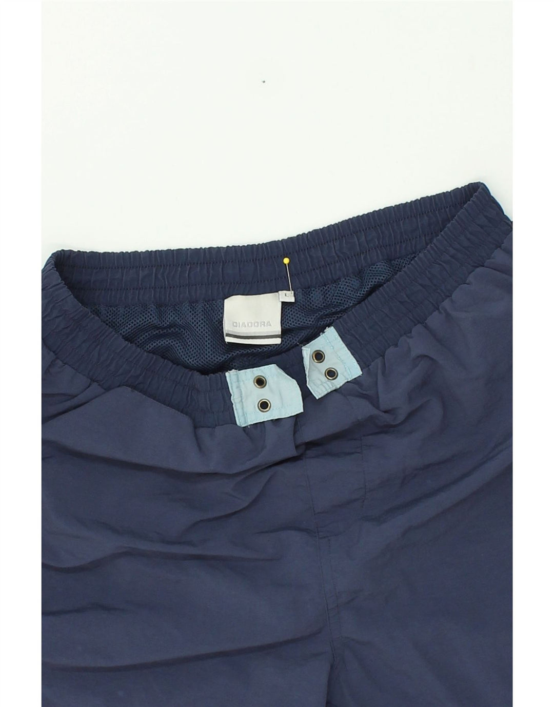 DIADORA Short de Bain Homme Large Bleu Marine Rayé Polyamide