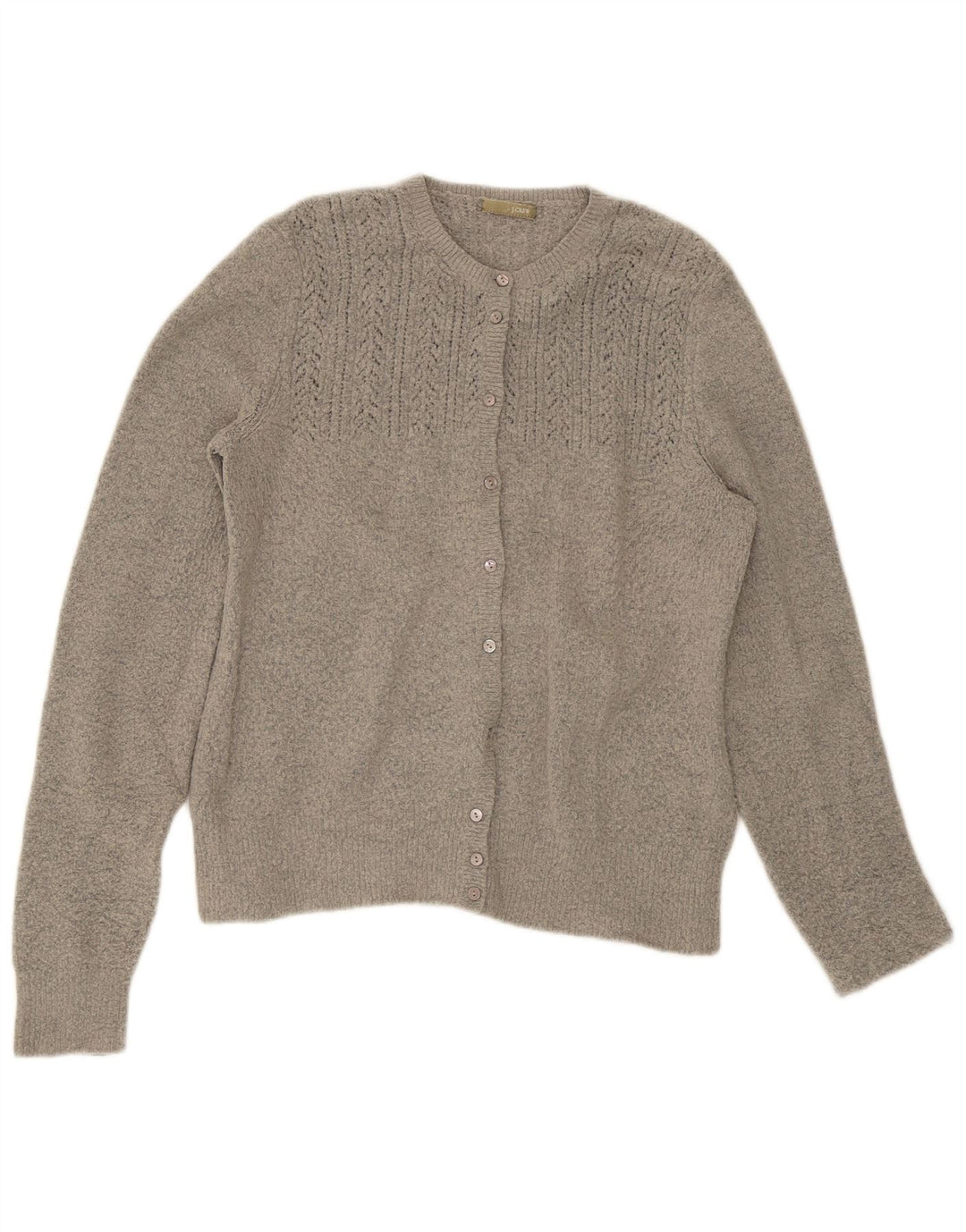 J. CREW Cardigan pour femme UK 12 Gris moyen