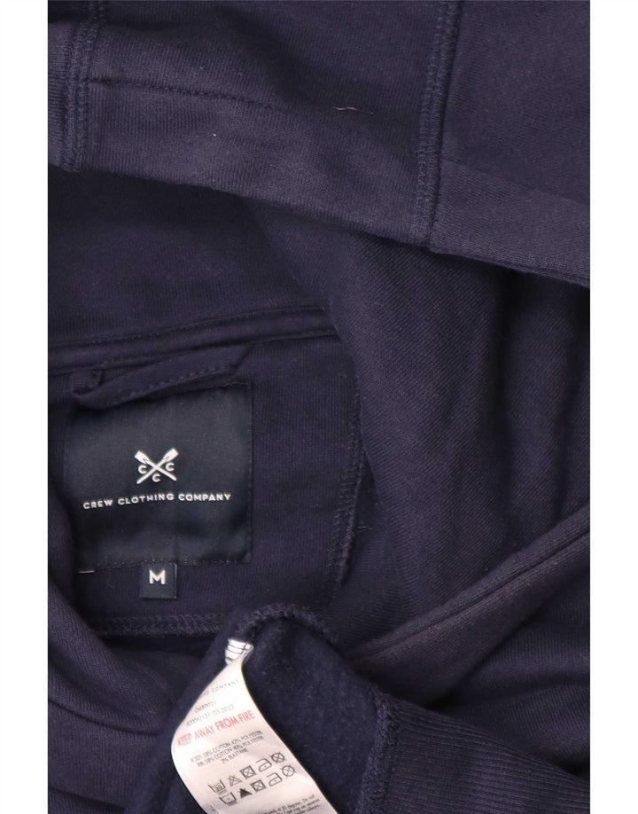 Crew Clothing Pull à capuche pour homme en coton bleu marine moyen