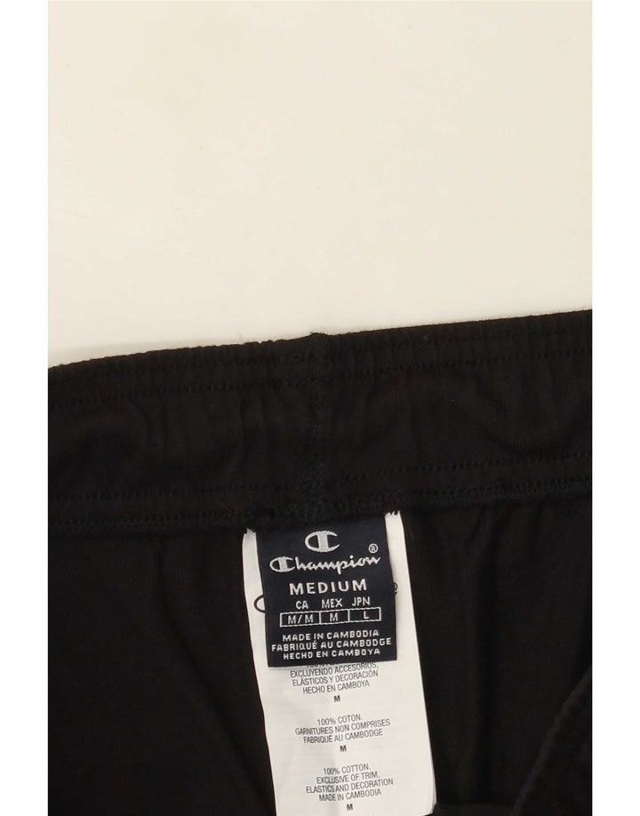 Champion Short de Sport Homme Coton Noir Moyen