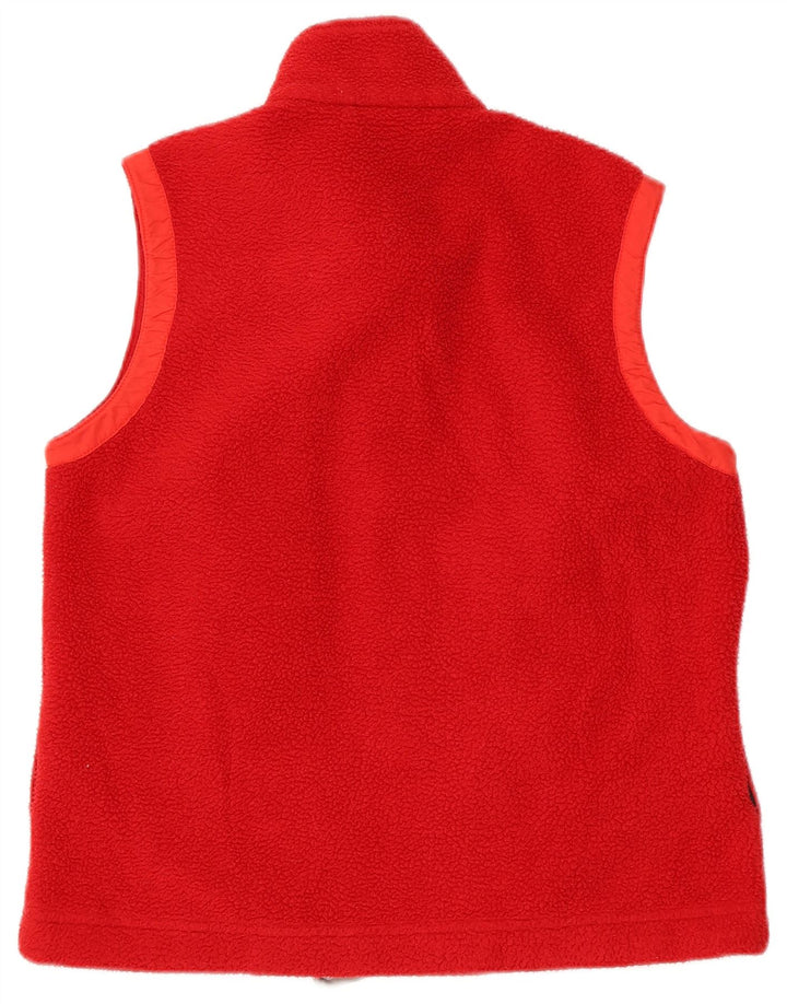 Murphy & Nye Gilet polaire pour femme UK 14 Rouge moyen Polyester