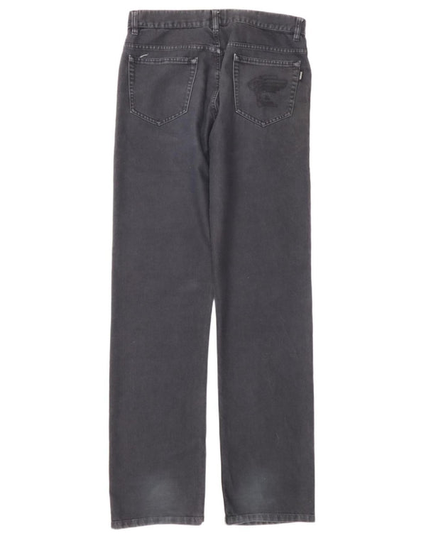 Versace Jean droit W34 L34 gris coton homme