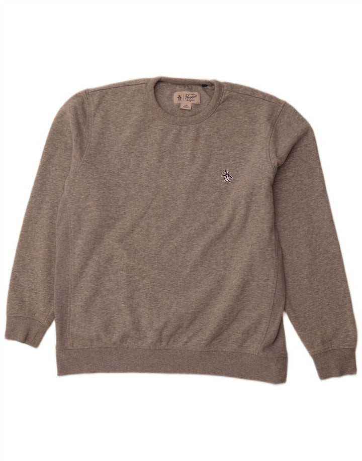 PENGUIN Sweat-Shirt Homme Grand Gris Coton