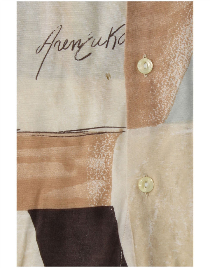 Chemise Homme Criver XL Beige Géométrique Viscose