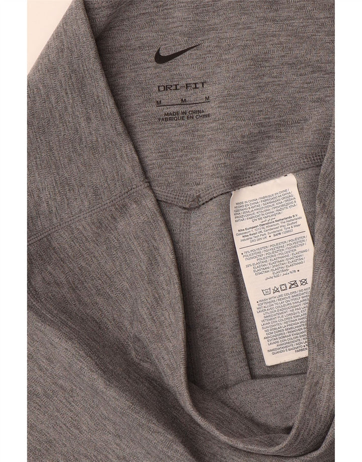 Nike Leggings Femme UK 44 Gris Moyen Polyester