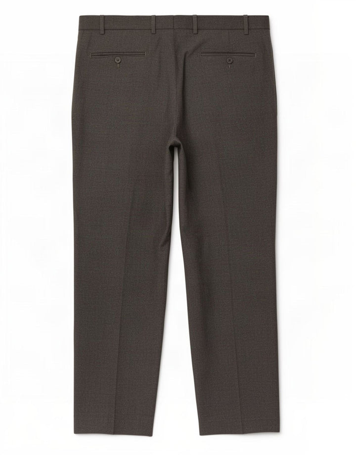 Marks & Spencer Pantalon de costume coupe classique pour homme W38 L29 Gris Polyester