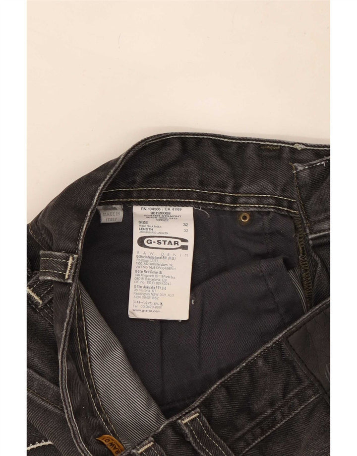 G-Star Jean droit homme W32 L32 coton noir