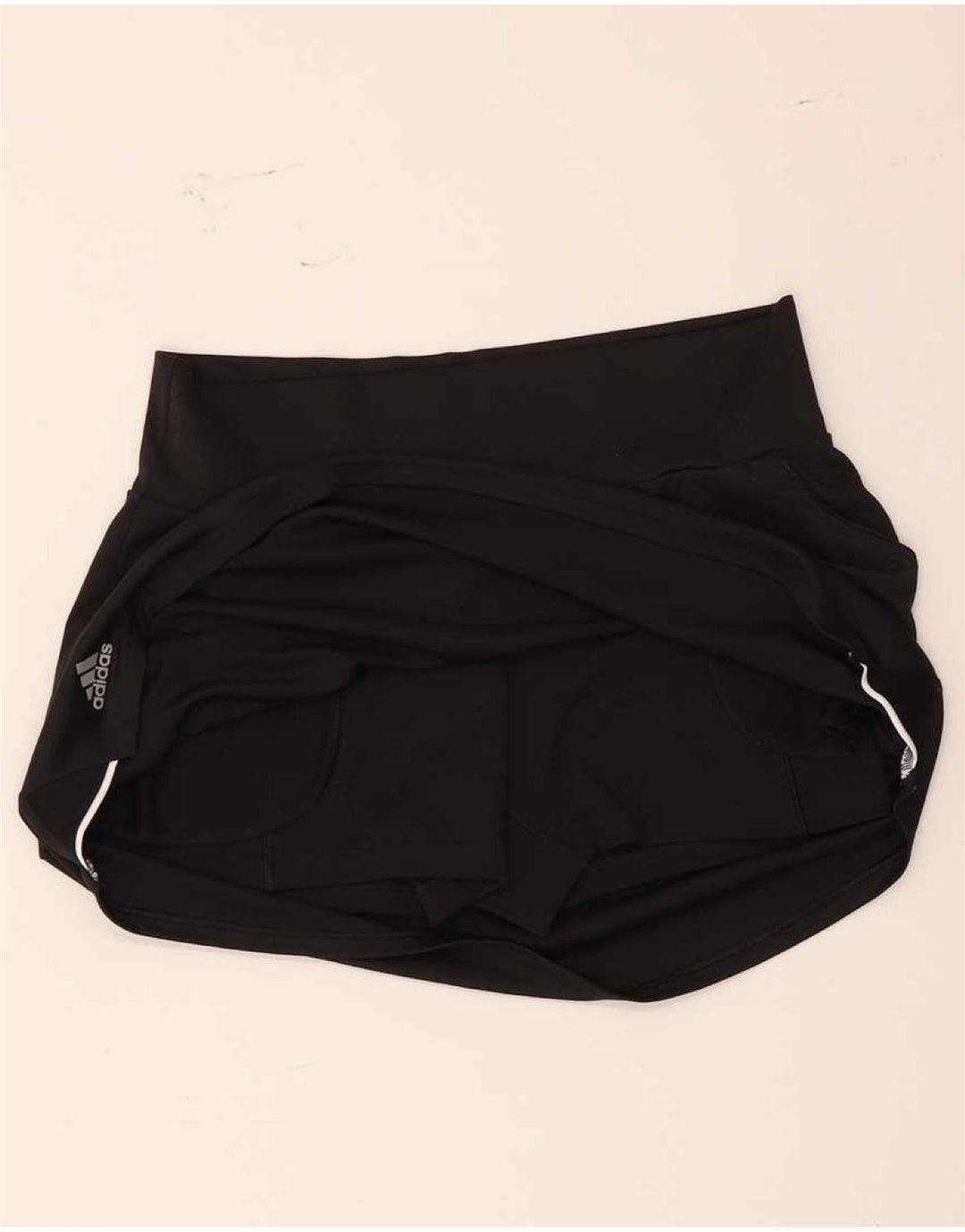 Adidas Femmes Aeroready Skort UK 12/14 Moyen Noir Polyester
