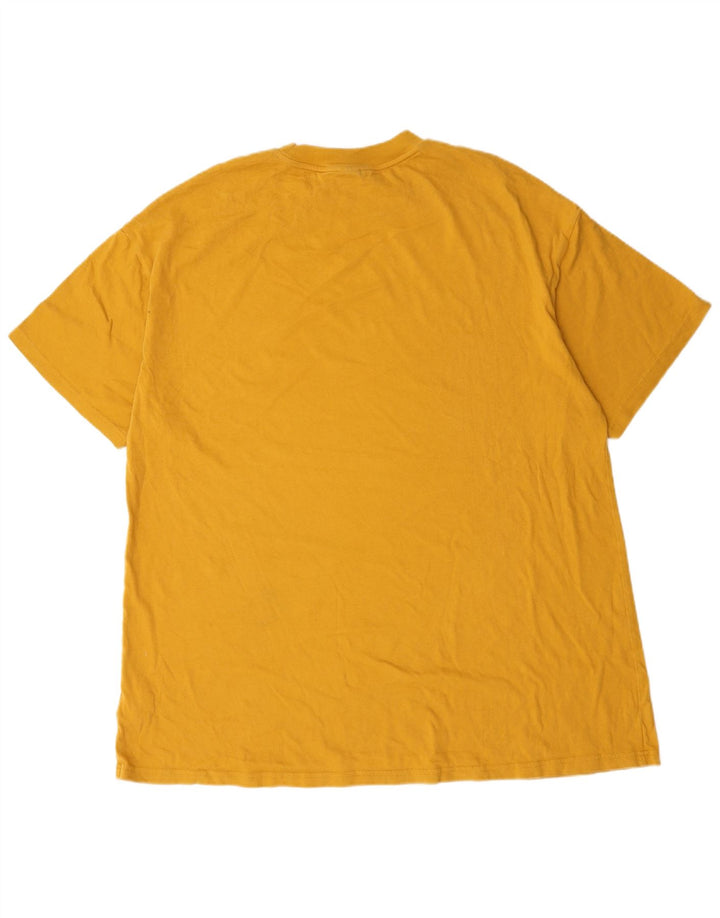 Puma T-Shirt Loose Fit Homme Jaune Moyen Coton