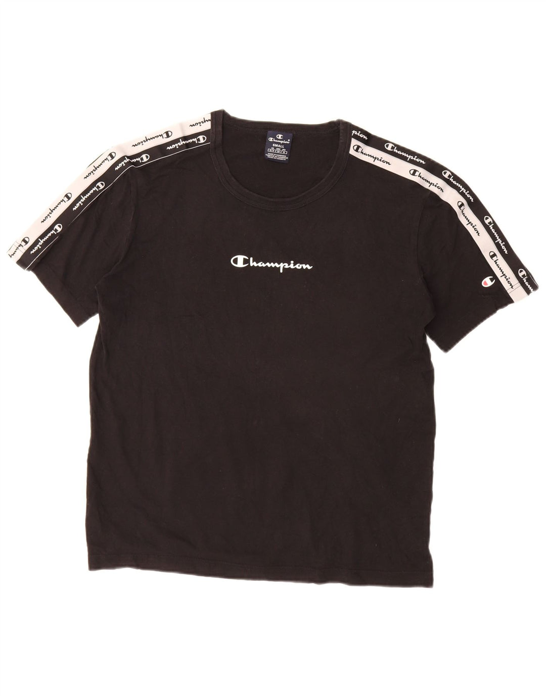 CHAMPION T-Shirt Graphique Homme Petit Noir