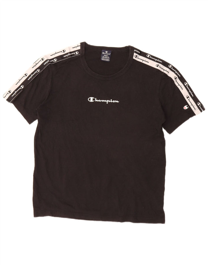 CHAMPION T-Shirt Graphique Homme Petit Noir