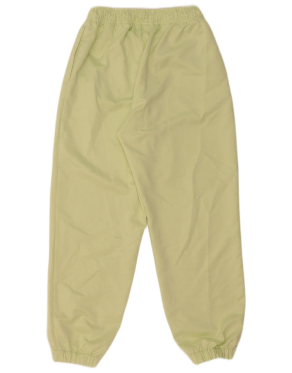 Puma Pantalon de survêtement graphique pour femme UK 8 Small Vert Polyester