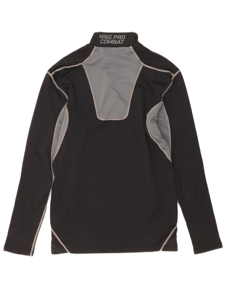 Nike Haut de Compression à Manches Longues pour Homme Grand Noir Colorblock