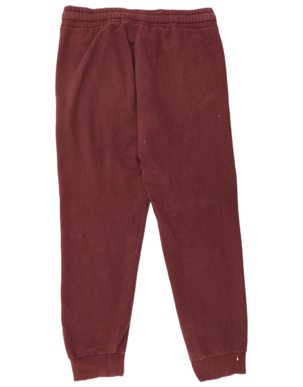 Superdry Pantalon de survêtement graphique pour homme en coton bordeaux Large