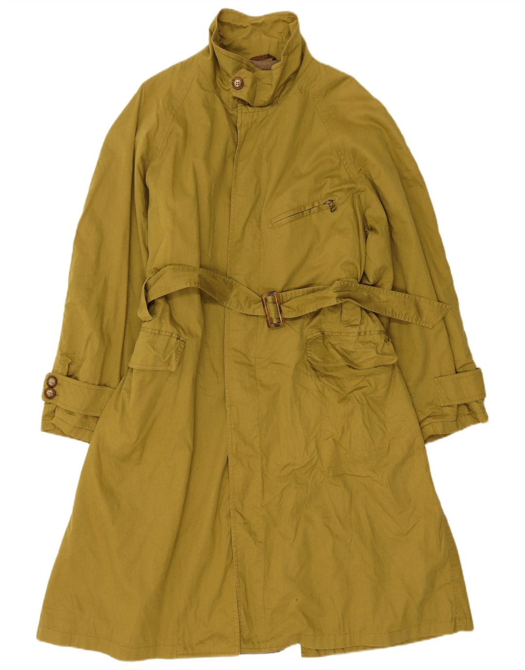 GB.PEDRINI Trench Homme IT 46 Petit Vert
