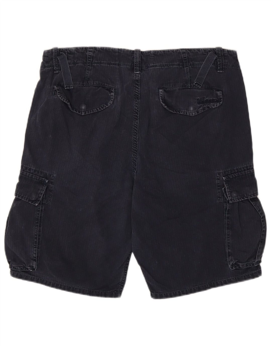Short Cargo Vintage Homme W33 Coton Bleu Marine Moyen