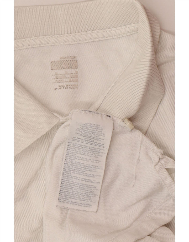 NIKE Polo Homme Blanc Moyen Coton
