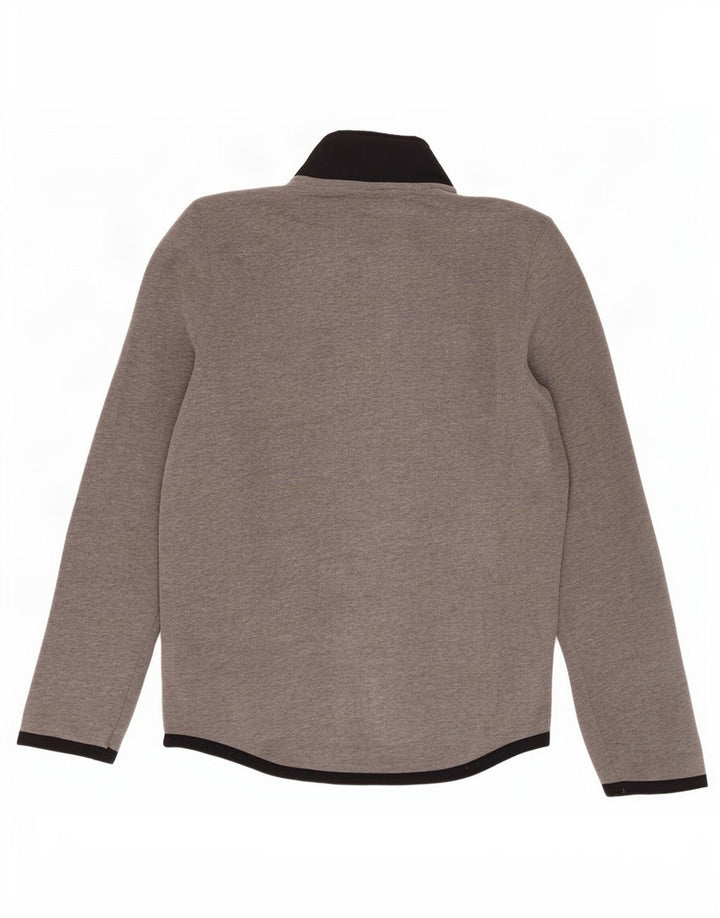 Hollister Veste de survêtement pour homme Small Gris Colorblock Cotton